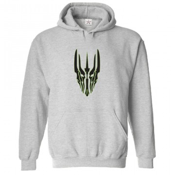 Hobbit Sauron Head Classic Unisex Kids and Adults Pullover Hoodie For Fantasy Movie Fans